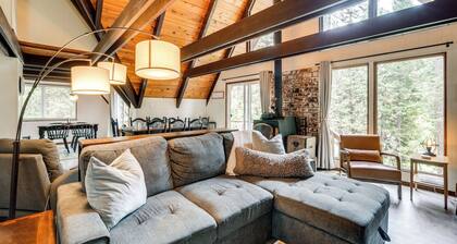 Sleek Blue Lake Springs Retreat w/ Deck & Yard!