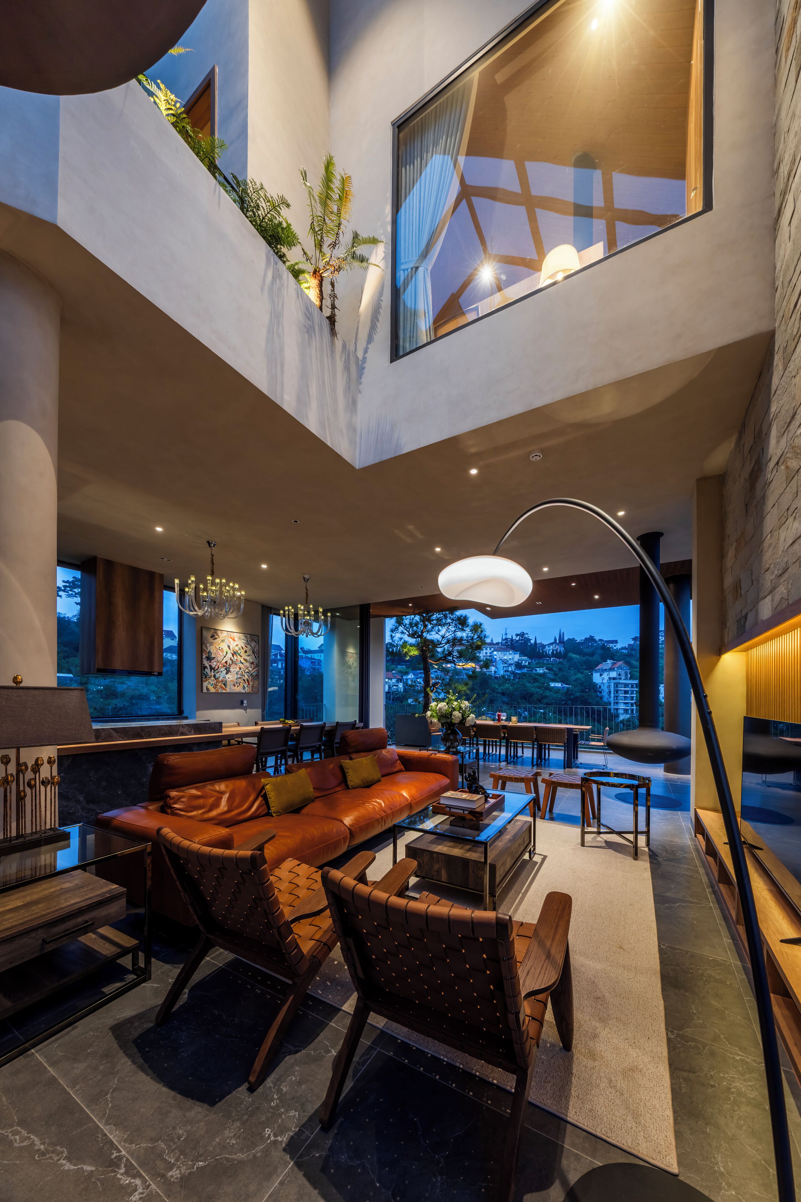 Presidential Apartment | Living area | 36-inch flat-screen TV with cable channels