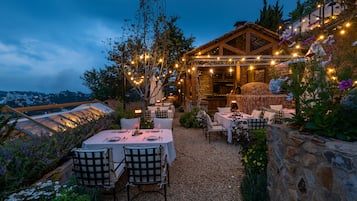 Front of property - evening/night