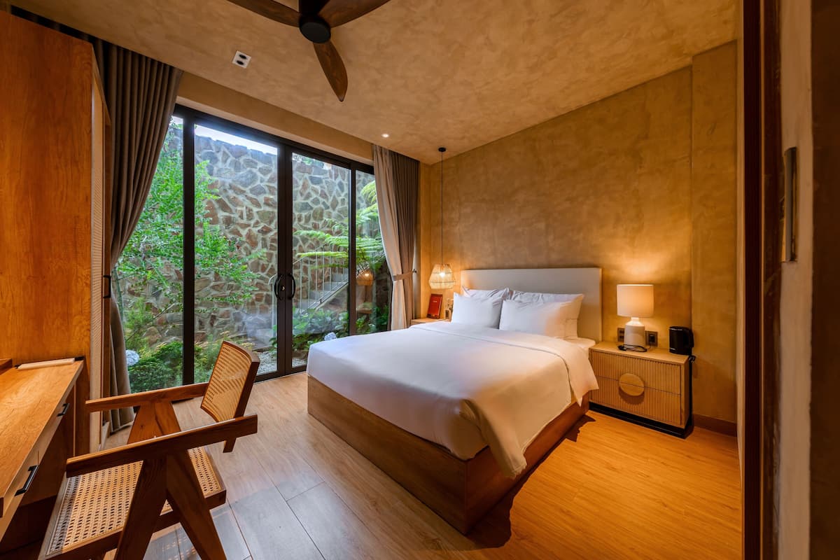 Doppelzimmer, Gartenblick