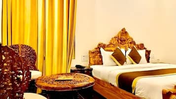 Deluxe Double Room, Balcony, City View | Desk, laptop workspace, free WiFi