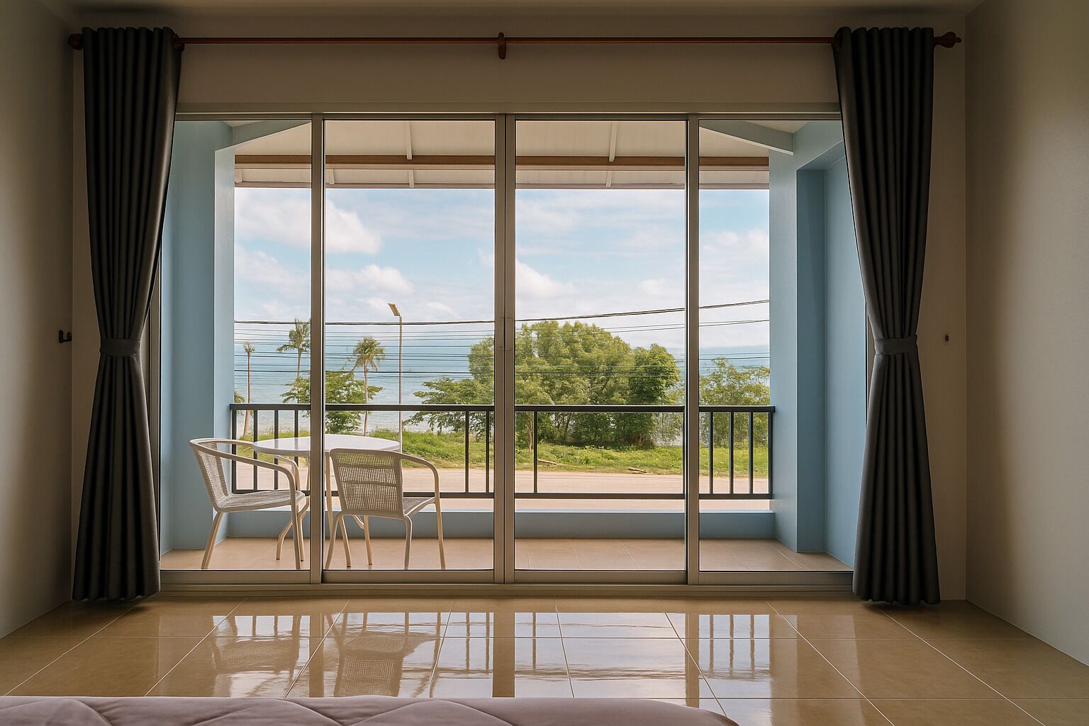Deluxe Double Room, Balcony, Sea View | Free WiFi
