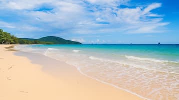 Beach nearby, white sand