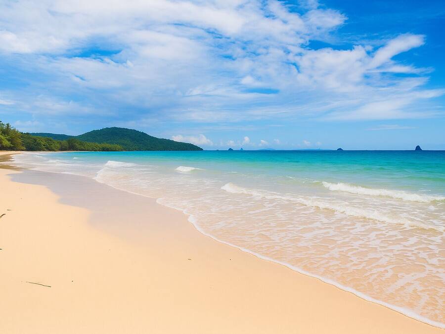 Plage à proximité, sable blanc