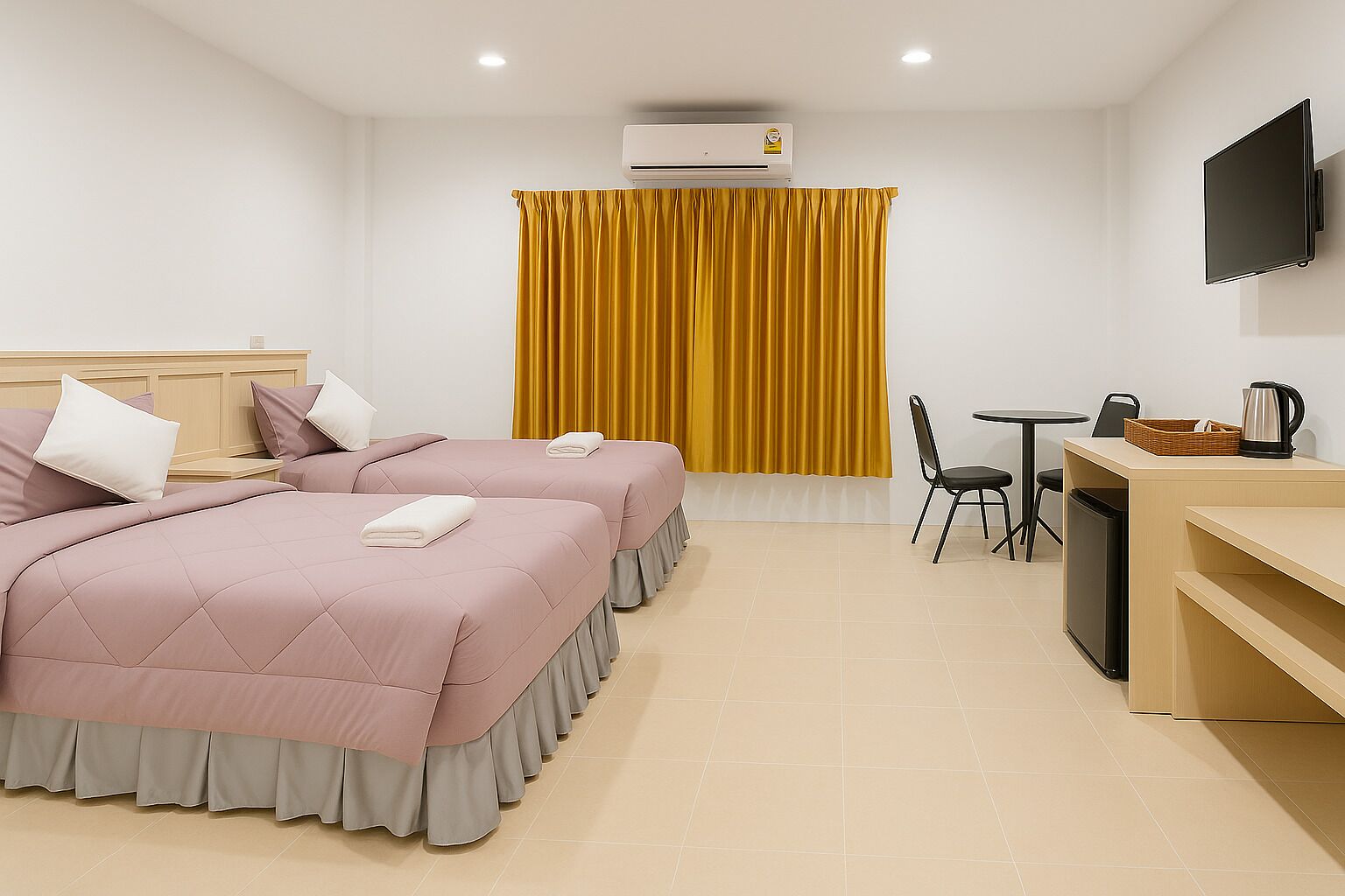 Habitación estándar con 2 camas individuales | Wifi gratis