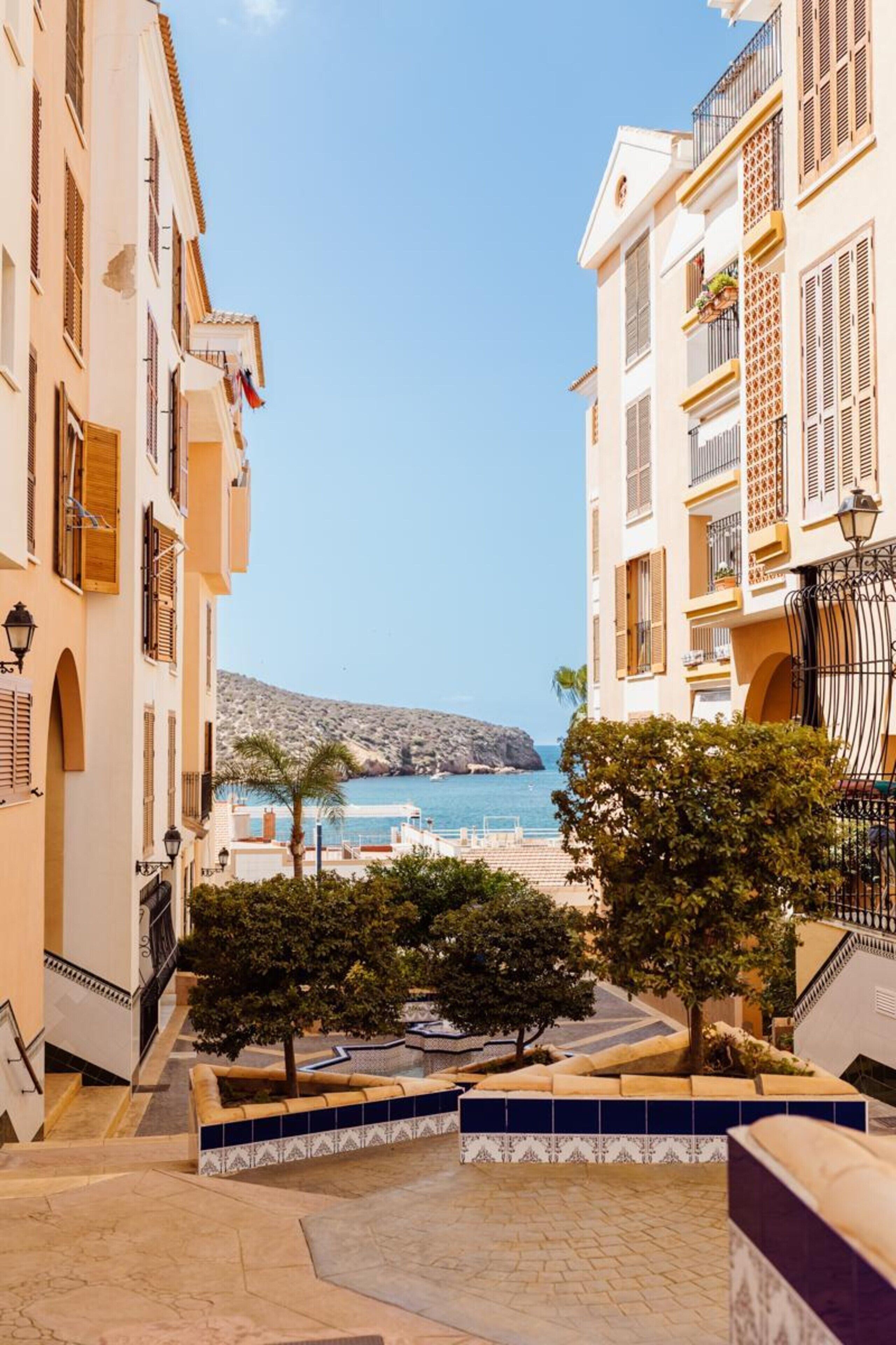 Uitzicht vanuit accommodatie