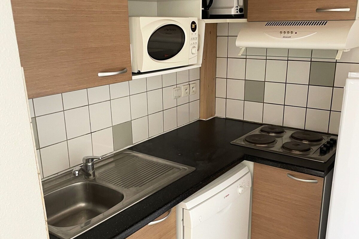 Rumah Comfort, 1 kamar tidur | Dapur pribadi | Mesin pembuat kopi/teh, lemari es, microwave, dan mesin pencuci piring