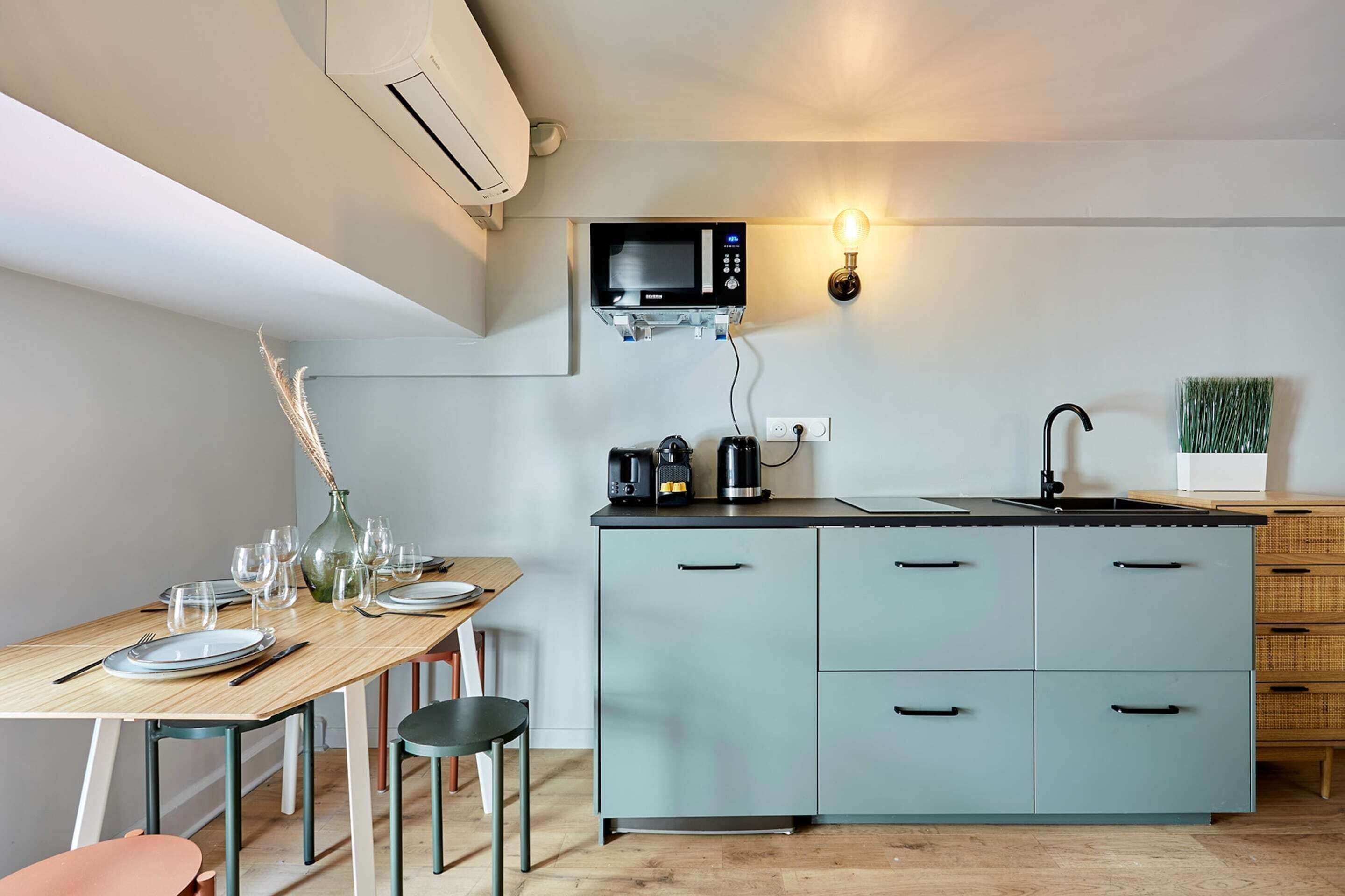 Apartment | Eigene Küche | Reinigungsartikel