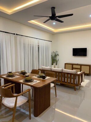 Villa – classic, 2 soverom, ikke-røyk, privat basseng | Oppholdsområde