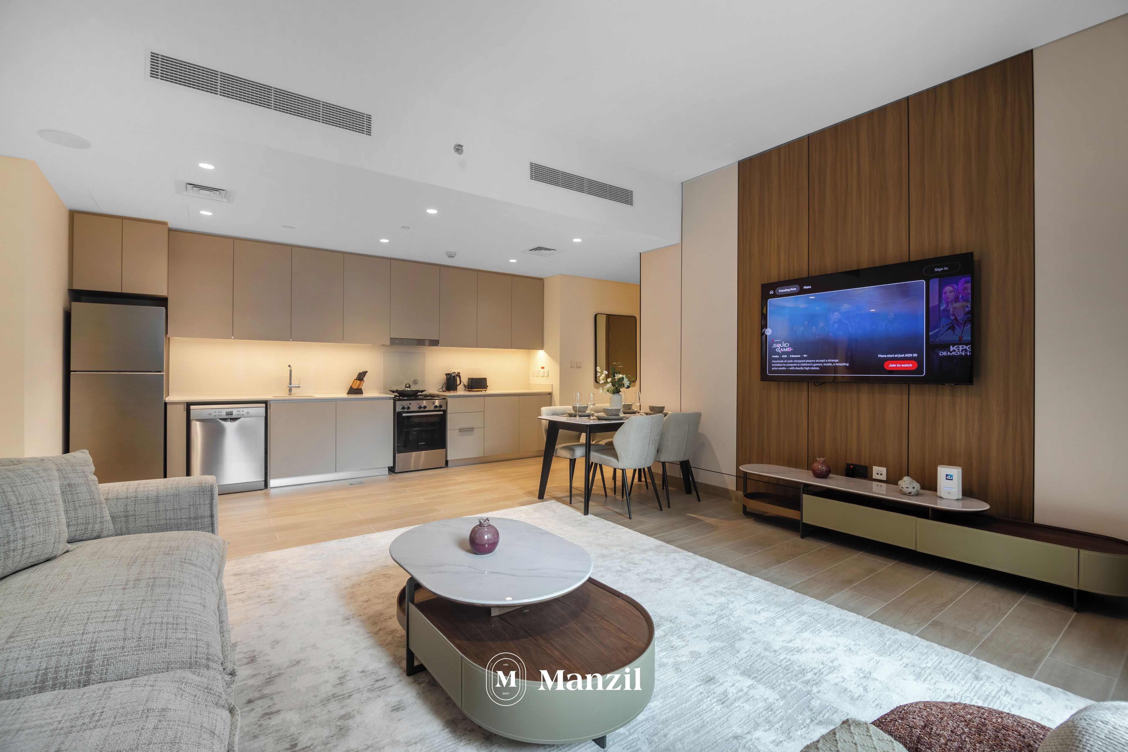 Luxury Apartment, Patio | Living area