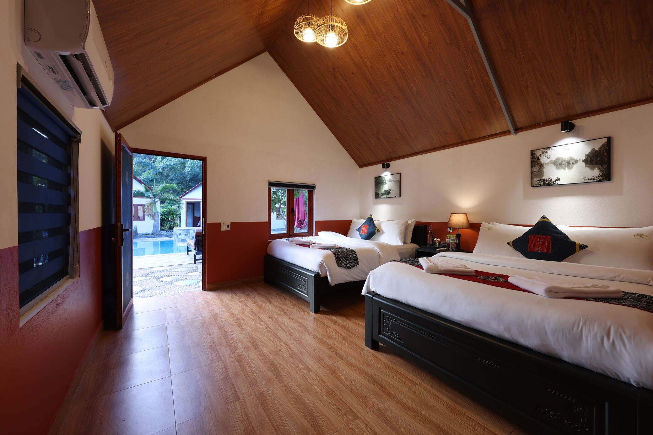 Phòng 4 Superior, quang cảnh núi | Bộ đồ giường kháng dị ứng, chăn bông 