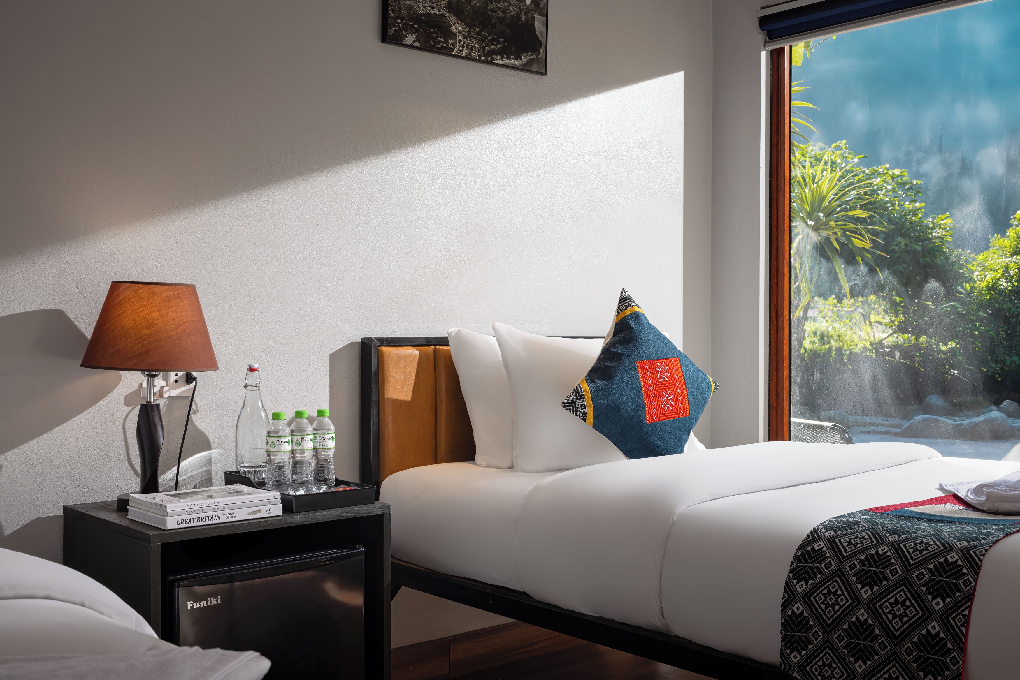 Superior-Dreibettzimmer, Bergblick | Allergikerbettwaren, Daunenbettdecken, Betten mit Memory-Foam-Matratzen