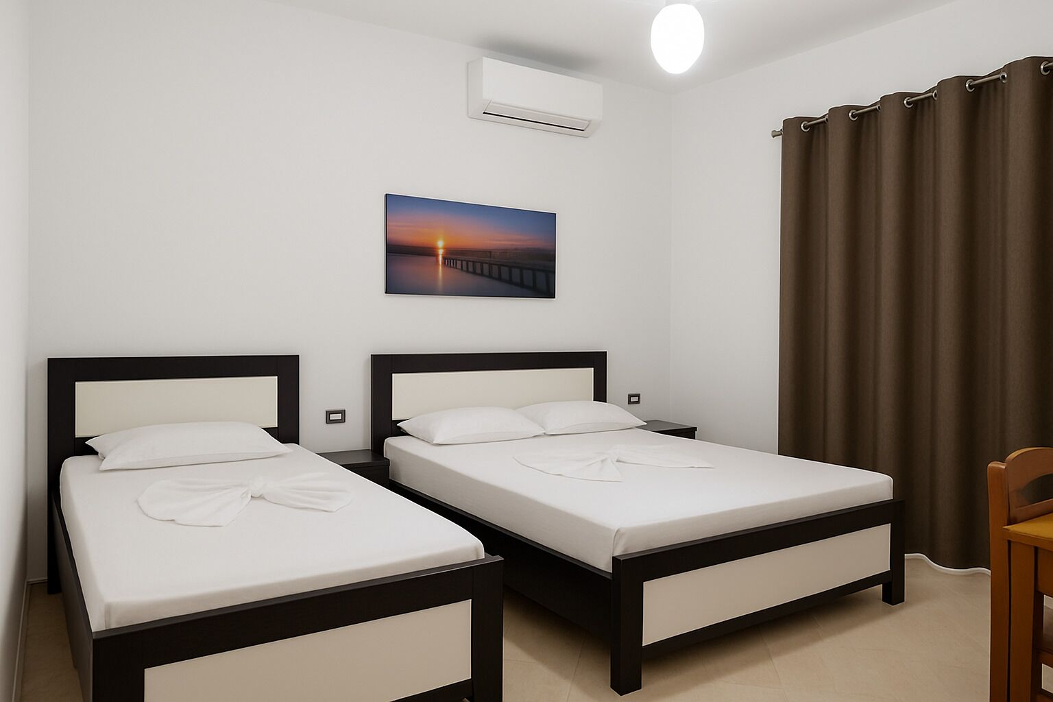 Dreibettzimmer, Balkon, Stadtblick | Kostenloses WLAN