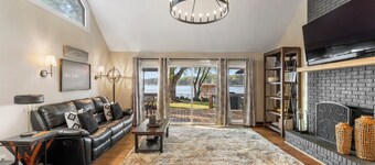 Lakefront Home w/ Dock, Game Room & Hot Tub | Ponderosa Peninsula by AvantStay