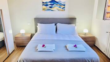 2 Schlafzimmer, BĂŒgeleisen/BĂŒgelbrett, Reisekinderbett, kostenloses WLAN