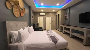 1 bedroom, internet, bed sheets