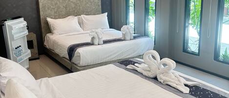 1 bedroom, internet, bed sheets