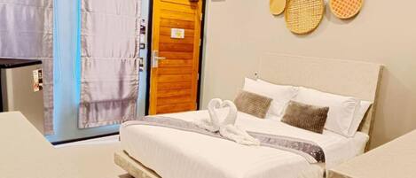 1 bedroom, internet, bed sheets