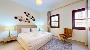 Deluxe Double Room, City View | Iron/ironing board, free WiFi, bed sheets