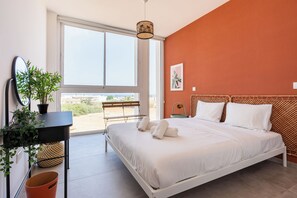 Căn hộ, 1 phòng ngủ, bếp, quang cảnh thành phố | Bộ đồ giường cao cấp, trang trí khác biệt