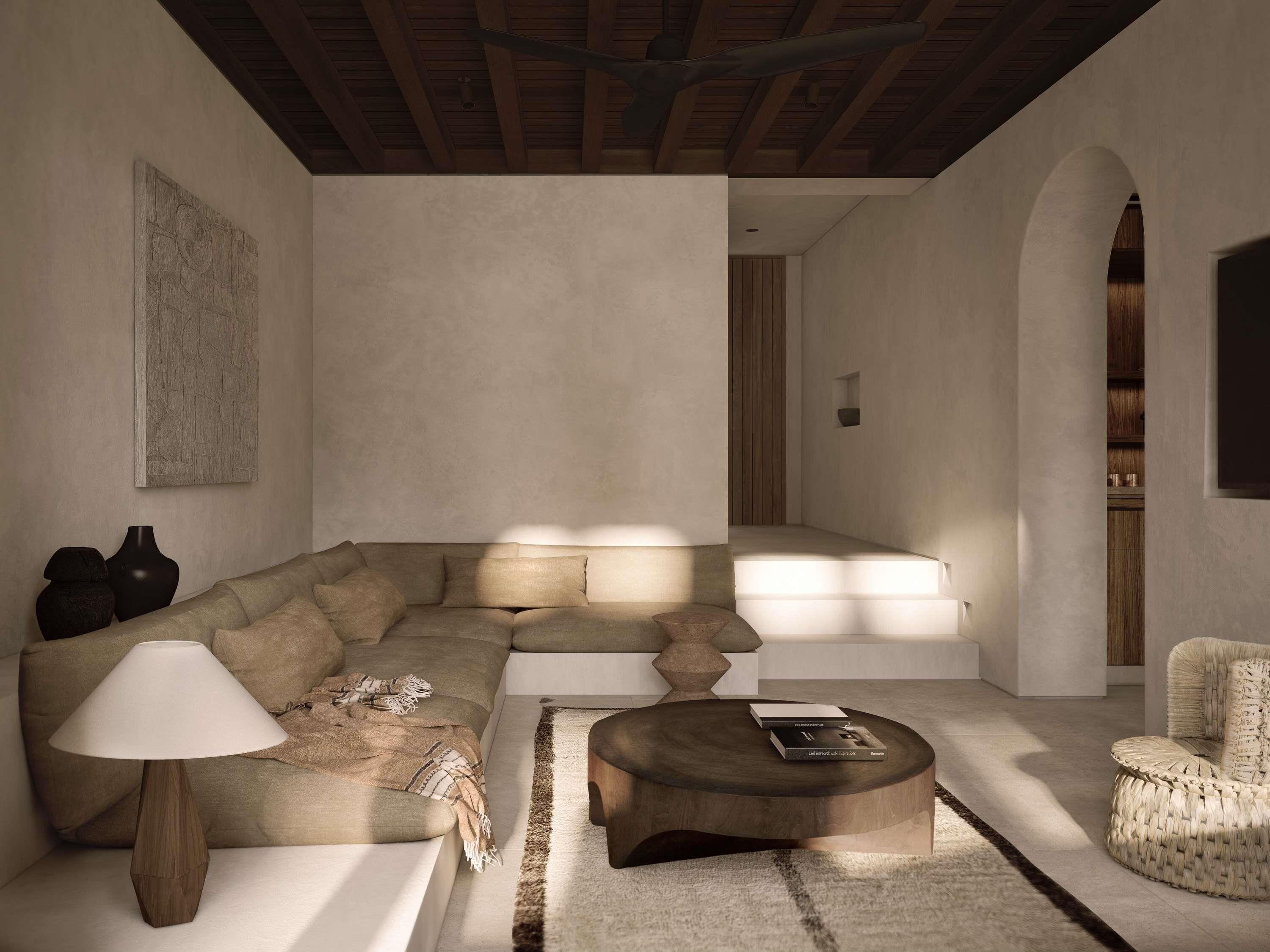 LUURA SUITE, 1 BEDROOM WITH POOL, Living Area, Sofa bed, Pool, 65sqm terrace, Sea view | Premium bedding, free minibar, individually decorated