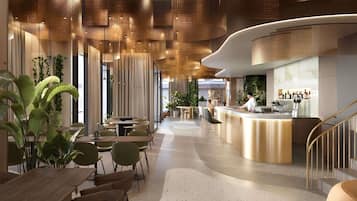 Breakfast, lunch and dinner served