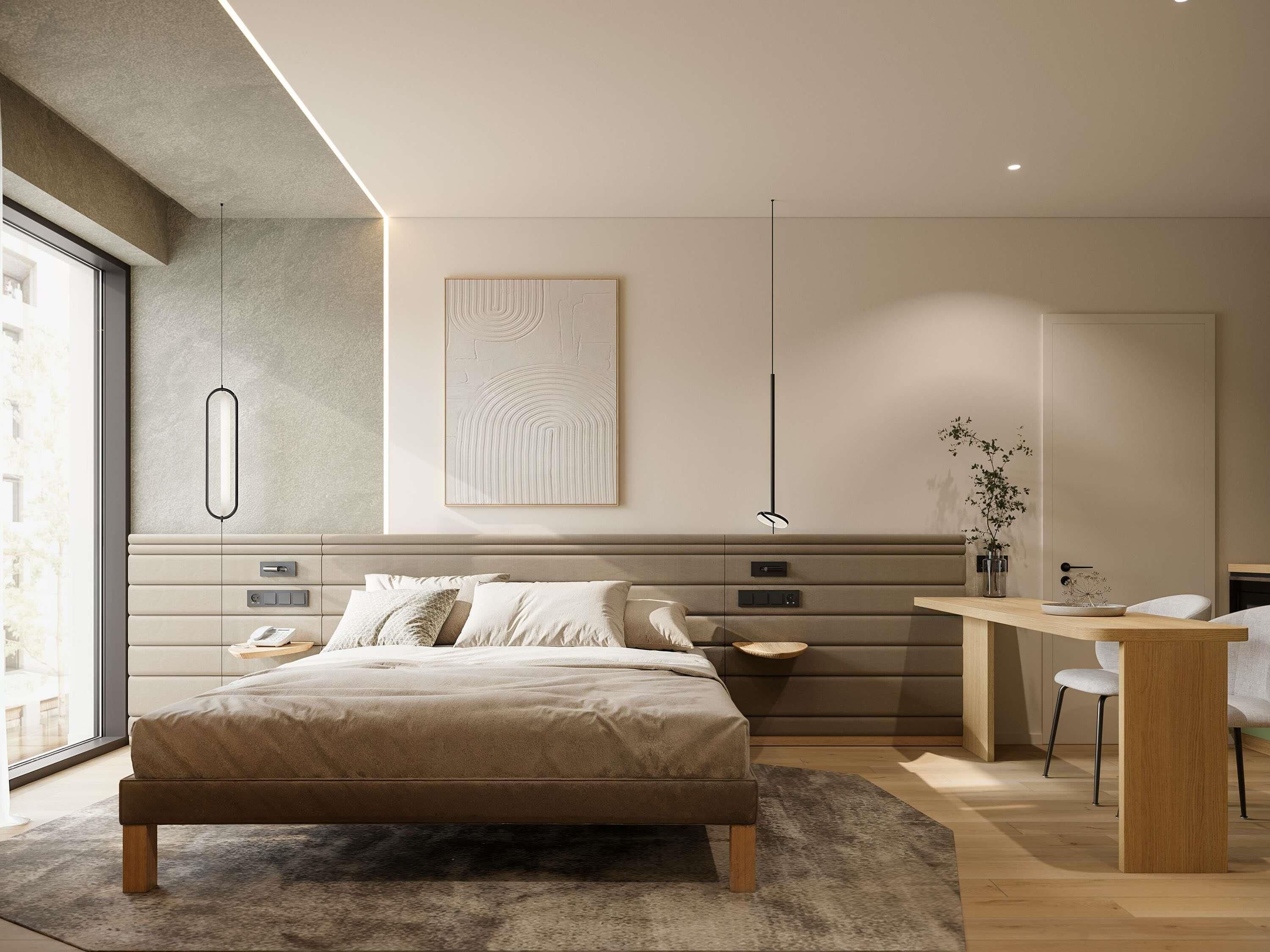 Habitación estándar, 1 cama de matrimonio grande | Minibar, caja fuerte, cortinas opacas y tabla de planchar con plancha