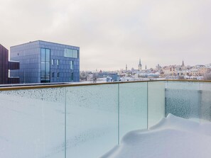 Rom – standard, 1 kingsize-seng, terrasse | Minibar, safe på rommet, skrivebord og blendingsgardiner