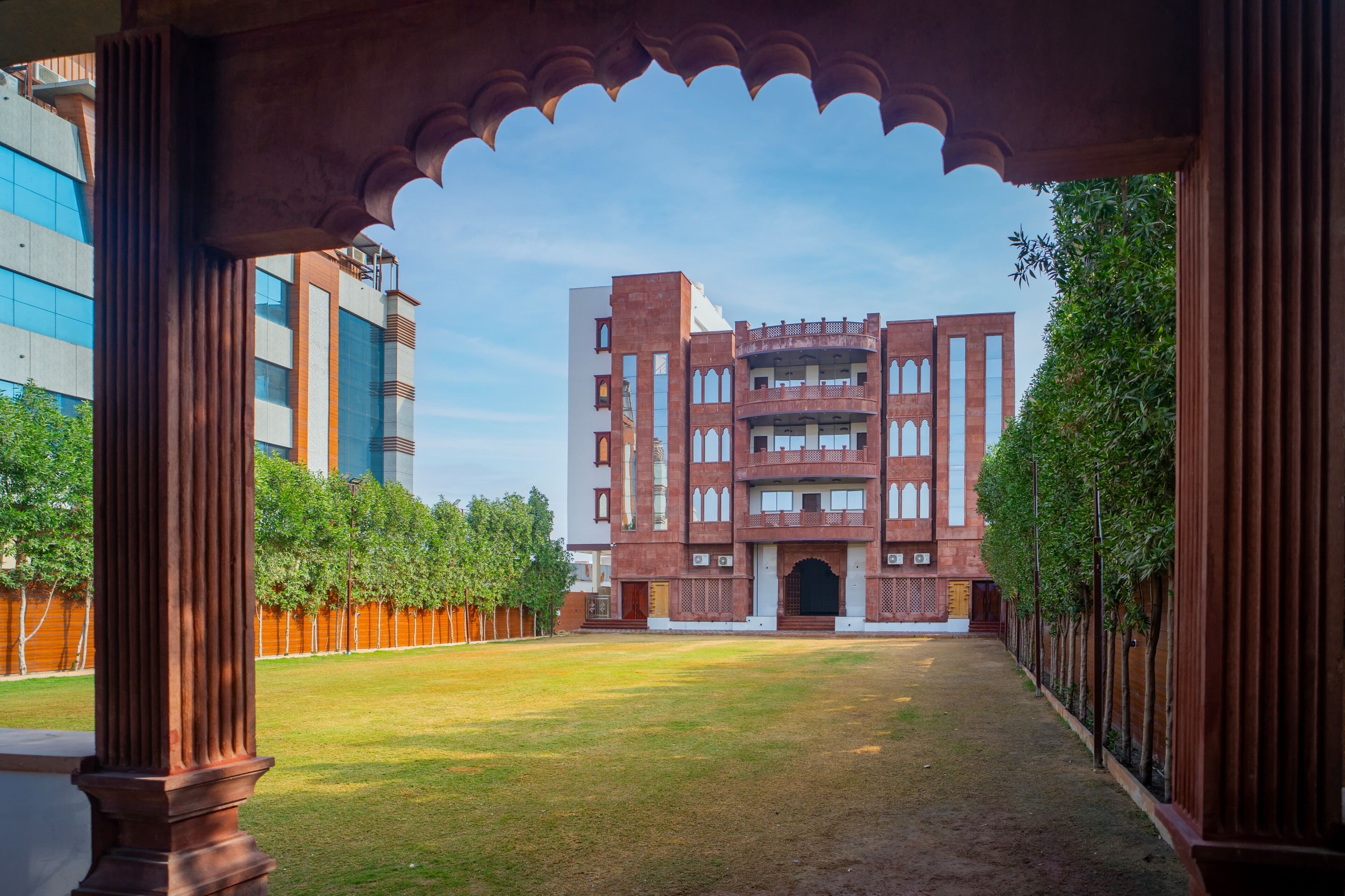 Façade de l’hébergement