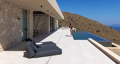 Earthy Architecture Meets Endless Blue by etouri