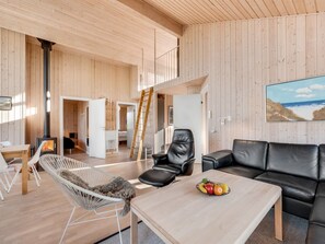 Televisie en een open haard