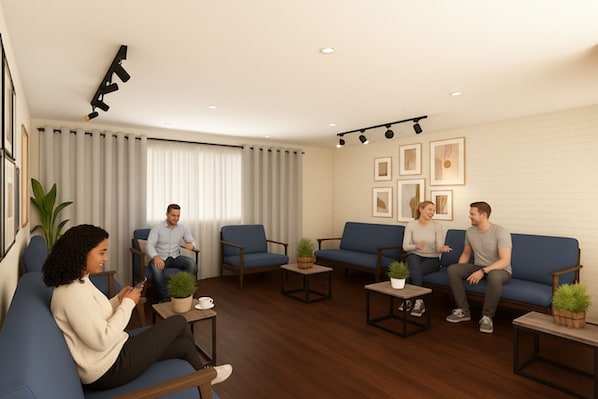 Comfort Shared Dormitory | Living area