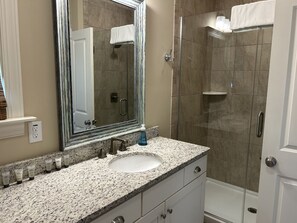 Hair dryer, towels