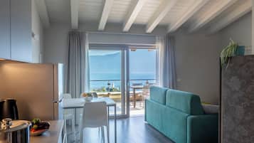 Apartment, Balcony, Lake View | Living area | TV
