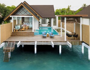 Semi Ocean Pool Suite | Terrace/patio - Meyyafushi Maldives - Premium All Inclusive (Meyyafushi)