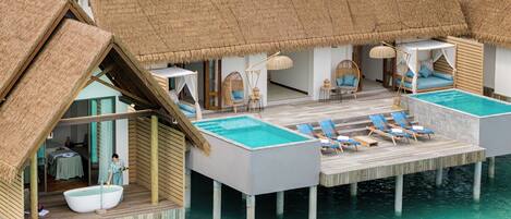 Sauna, bain de vapeur, 8 salles de soins