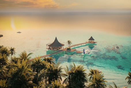 Front of property. Meyyafushi Maldives