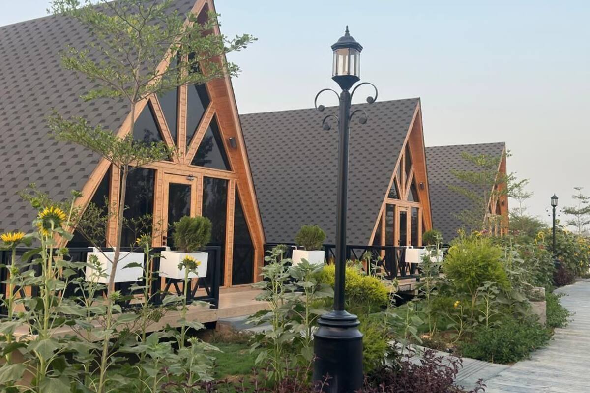 Family Cottage, Balcony, Pool View | Wardrobe