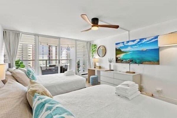 1 غرفة نوم وواي فاي مجانًا وملاءات أسرّة