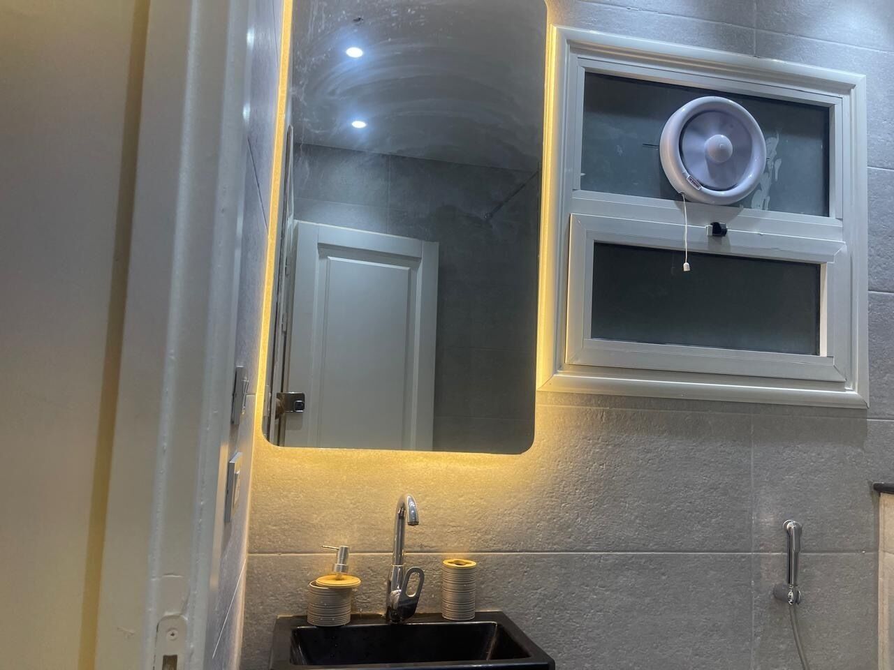 Towels, soap, toilet paper