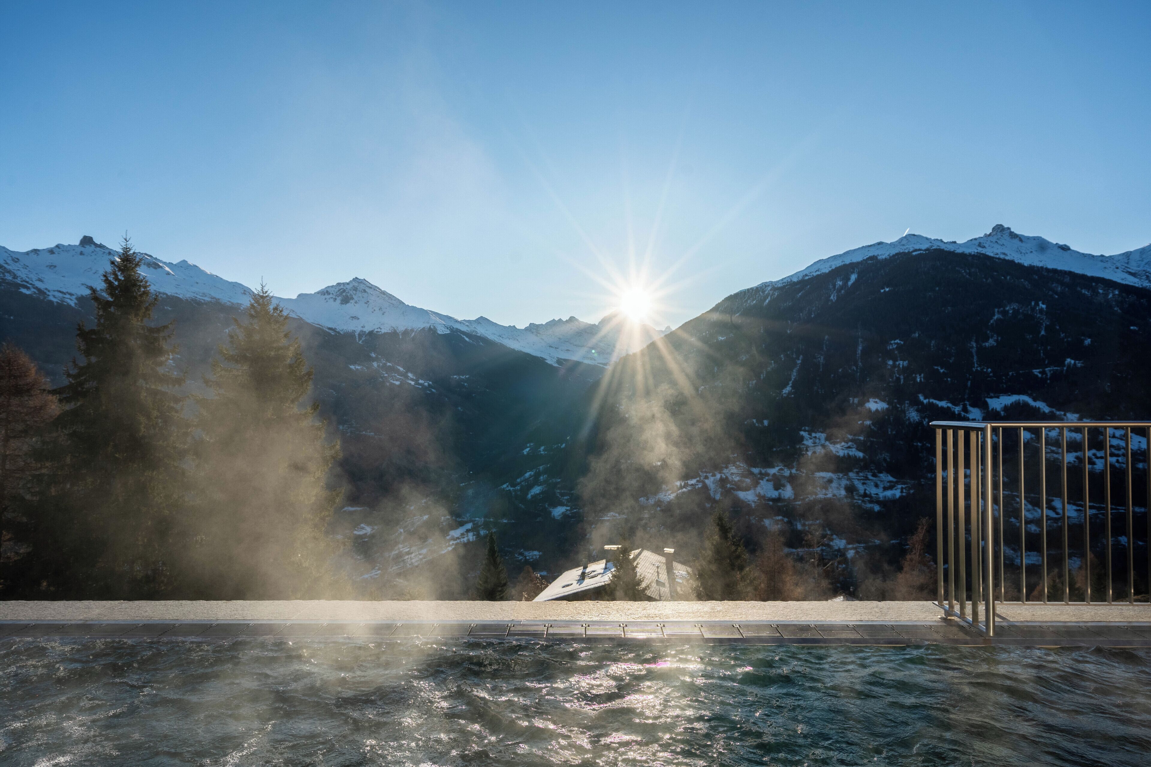 Outdoor pool, open 9:00 AM to 9:00 PM, pool loungers