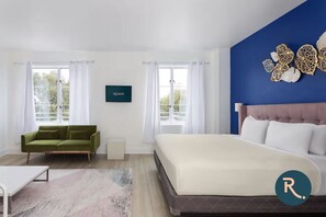 Desk, iron/ironing board, WiFi, bed sheets - Roami at Hotel Astor | Pool | Deluxe Studio (Miami Beach)