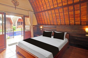 Suite estándar, 1 cama doble, piscina privada | Wifi gratis y ropa de cama