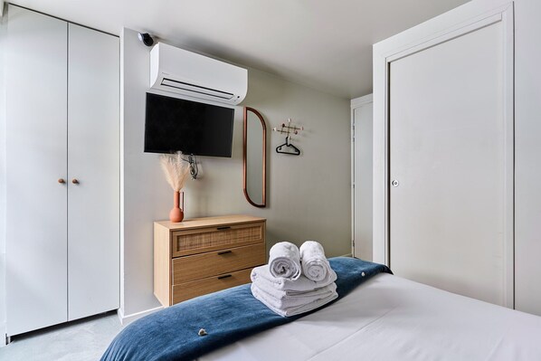 Appartement | 1 slaapkamer, een strijkplank/strijkijzer, beddengoed