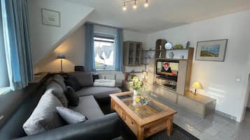 TV, DVD player, stereo