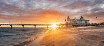 Quiet bungalow in Bansin with garden & WLAN - suitable for families & dogs