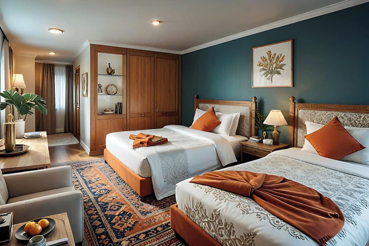 Deluxe Quadruple Room, City View