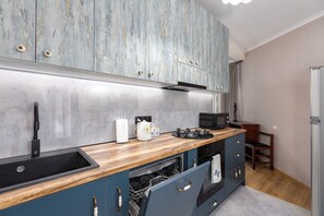 Microwave, oven, stovetop, dishwasher - Top Comfort In a Prime Location - Mtatsminda (Old Tbilisi) (T'bilisi)