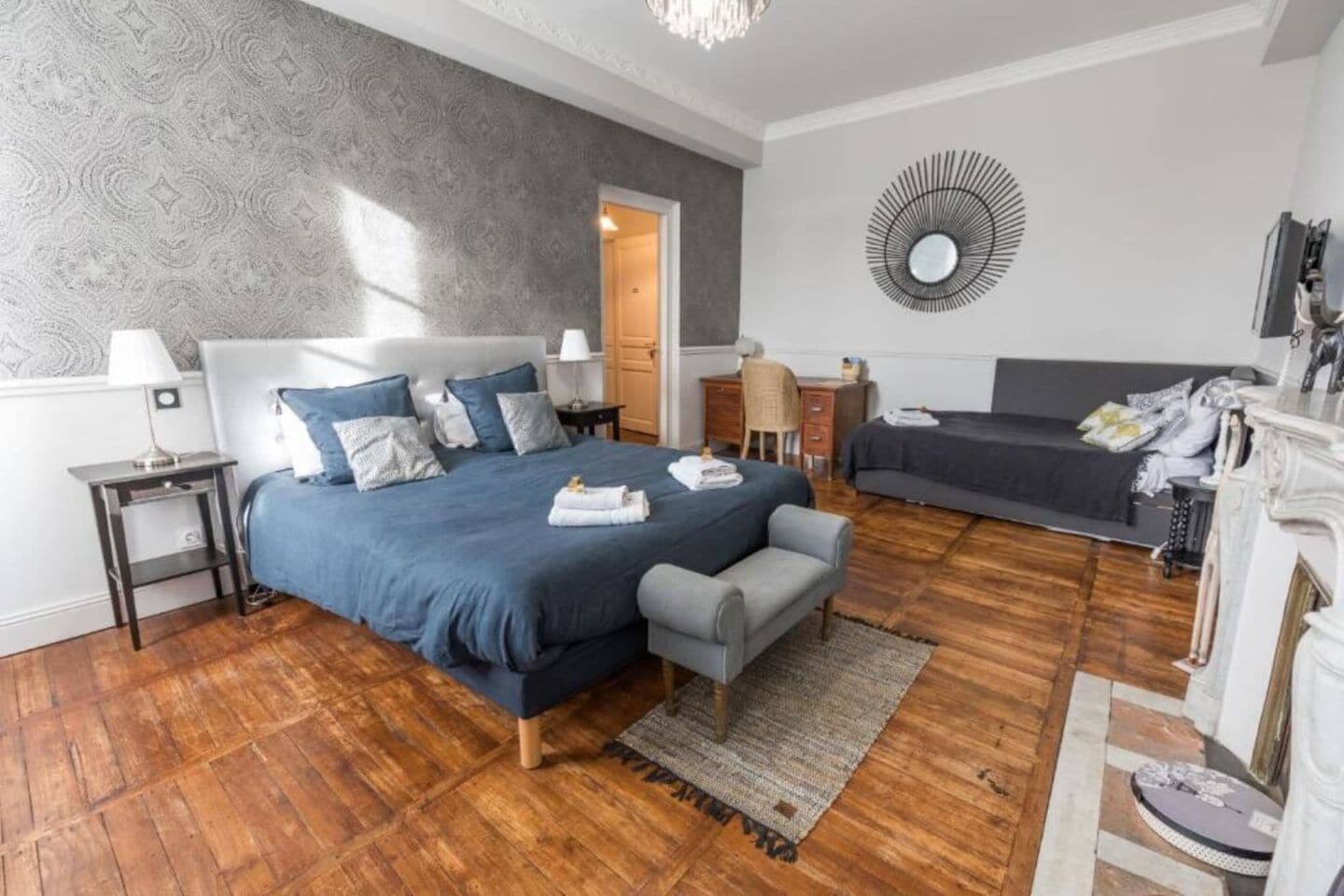 Chambre Familiale, patio, vue jardin