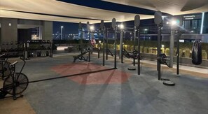 Apartment, 1 Schlafzimmer, barrierefrei, Raucher | Fitnessbereich